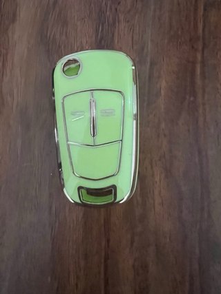 Funda Llave Opel Astra H Verde Cromado