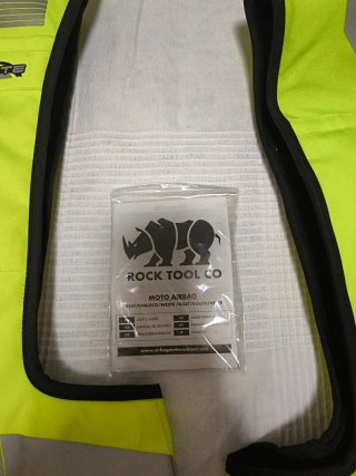 Chaleco protector moto Airbag Rock Tool Co