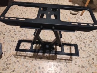 Soporte de pared para TV negro