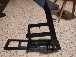 Soporte de pared para TV negro