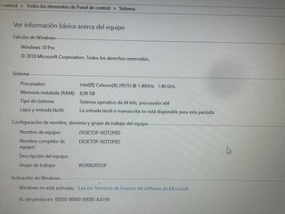 Portátil Acer Negro