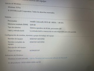 Portátil Acer Negro