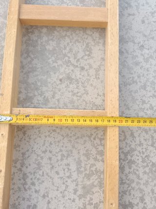 Escalera madera  de literas