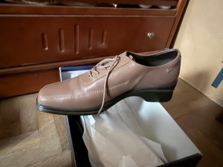 Zapatos de vestir marrones piel