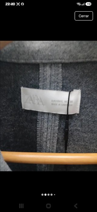 Chaquetón invierno mujer gris