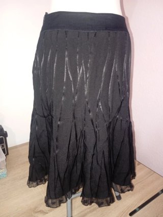 Falda larga verano negra