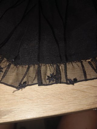 Falda larga verano negra