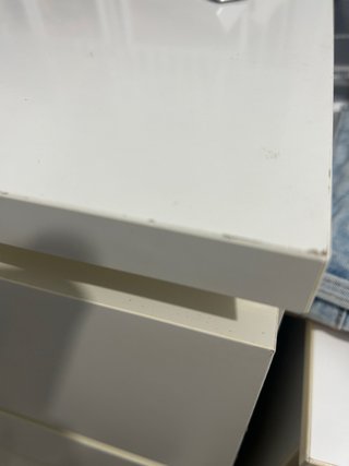 Cómoda Malm 4 cajones blanca