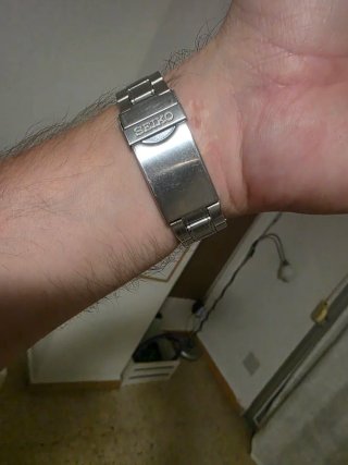 Seiko Cronógrafo Azul y Plateado