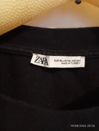 Lote 3 Camisetas Zara Algodón Negro
