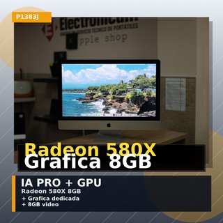 iMac 27 2019 i5 3.7 8GB RAM Radeon Pro 580X 8GB IA Pro grafica 8GB