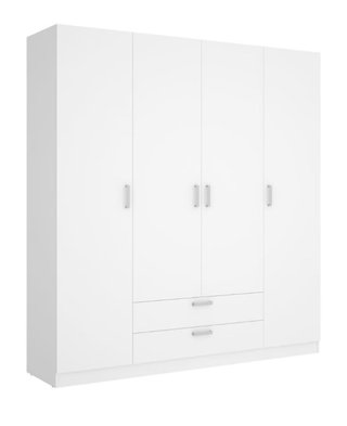Armario 4 puertas dekit blanco