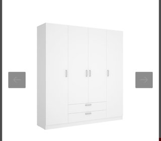 Armario 4 puertas dekit blanco