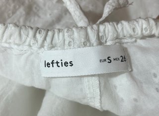 Vestido blanco Lefties