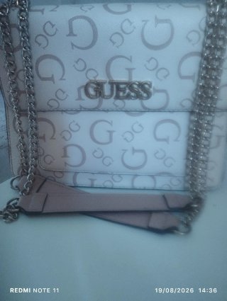 Bolso Guess Beige y Rosa