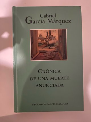 Libro Crónica de una muerte anunciada