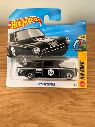 Hot Wheels Lotus Cortina Preto #63