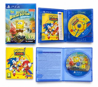 PS4: Spongebob & Sonic Juegos
