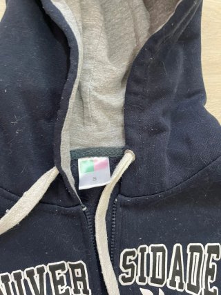 Sudadera azul con capucha Porto