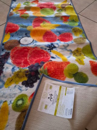Tappeto cucina 57x280 cm frutta colorata