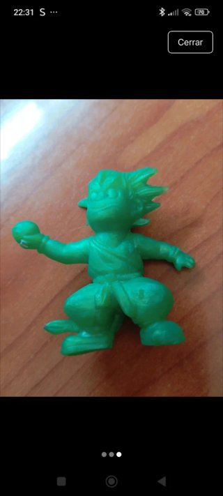 Figura verde de colección