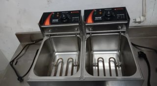 Freidora Industrial Doble 6+6L