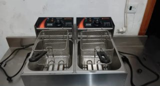 Freidora Industrial Doble 6+6L