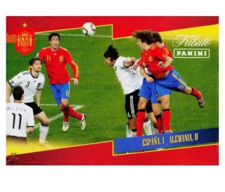 Cromo Panini España vs Alemania 2010