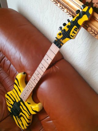 Solo Venta! LTD GL-200MT Graphic Tiger Guitarra E
