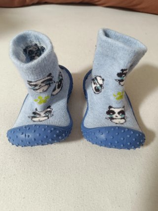 Zapatillas calcetines bebé panda