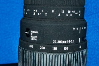 Sigma DG 70-300mm F4-5.6 Nikon Objetivo Macro