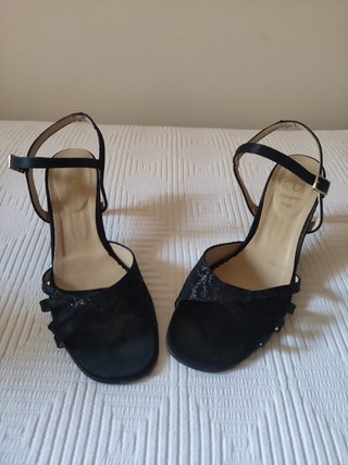 Zapatos de fiesta negros mujer