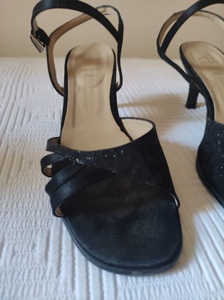 Zapatos de fiesta negros mujer