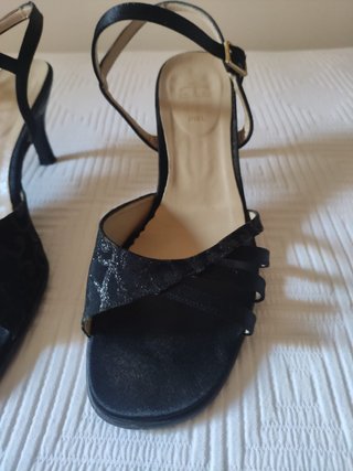 Zapatos de fiesta negros mujer
