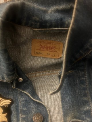 Chaqueta Levi's Denim con Parches HOG