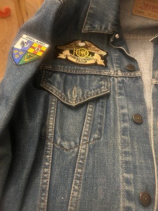 Chaqueta Levi's Denim con Parches HOG