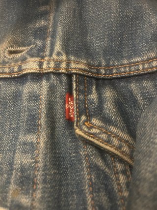 Chaqueta Levi's Denim con Parches HOG