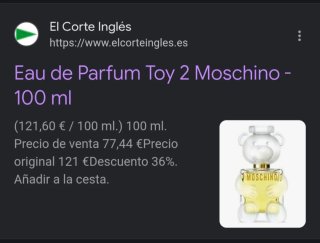 Perfume Moschino Toy 2 Eau de Parfum Mujer 100ml