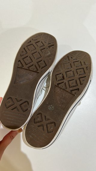 Converse plataforma blancos