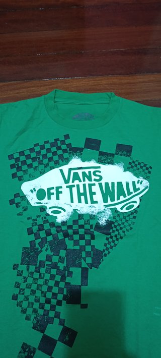 Camiseta Vans Off The Wall Verde