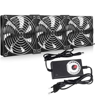 Ventilador PC 120mm 12V con control velocidad