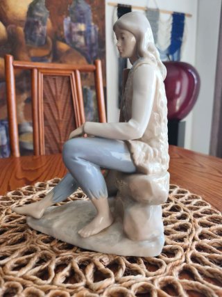 Figura vintage Rosal ( Lladro), Joven Trovador.