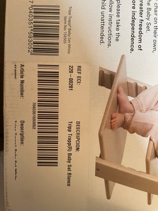 Baby Set Stokke Tripp Trapp Blanco