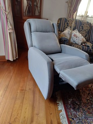 Sillón Relax Eléctrico Power Lift Gris