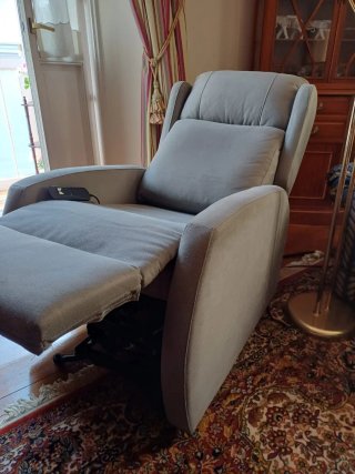 Sillón Relax Eléctrico Power Lift Gris
