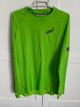 Camiseta Inov-8 manga larga verde Talla L