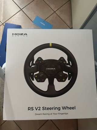 Moza RS V2 Volante Sim Racing