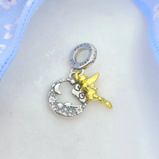 CHARM CAMPANILLA PETER PAN DORADO DISNEY