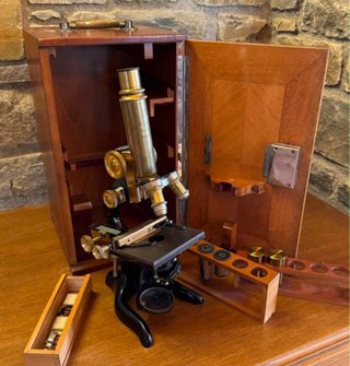 Microscopio Leitz Wetzlar Antiguo
