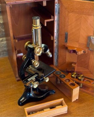 Microscopio Leitz Wetzlar Antiguo